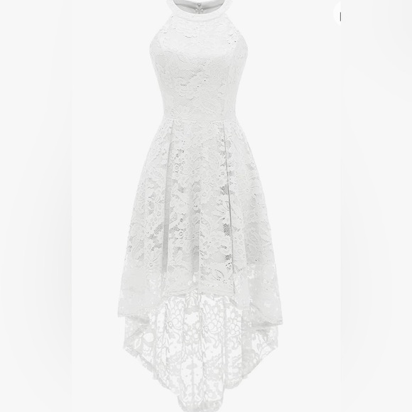 Dressystar Hi-Low Floral Lace Dress. Size Medium - Picture 1 of 12